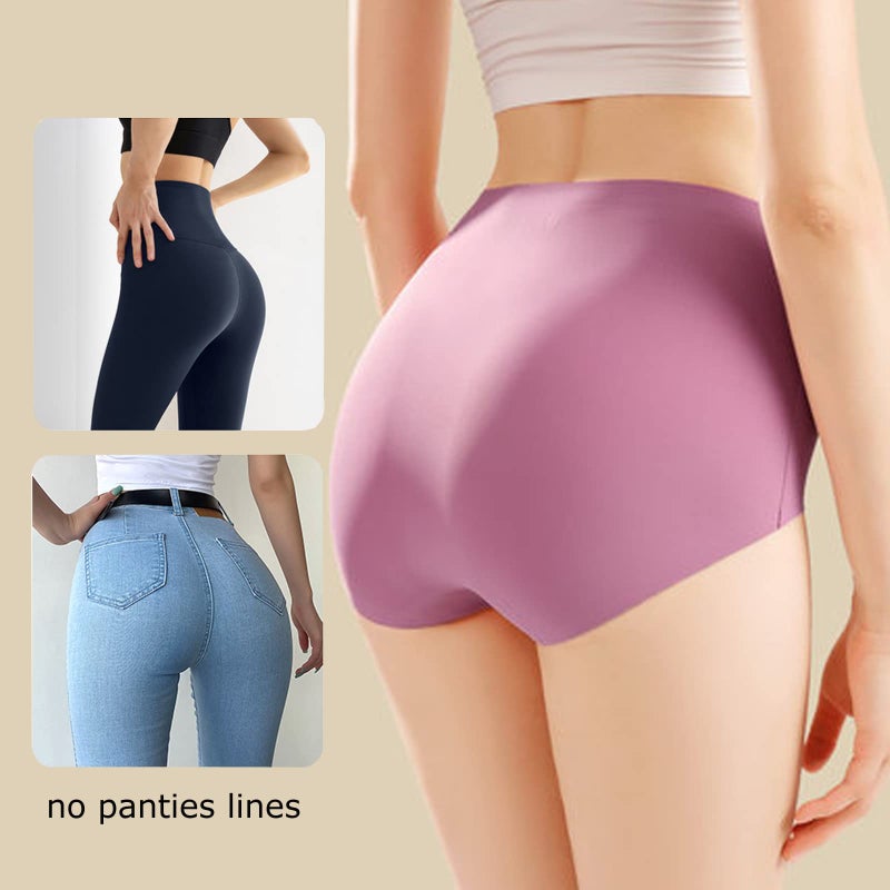 Bolivelan 5 Pack Women's Seamless Hipster Panties Invisible High Waist No Show Ladies Bikini Underwear (7, Multicolor) - Image 5